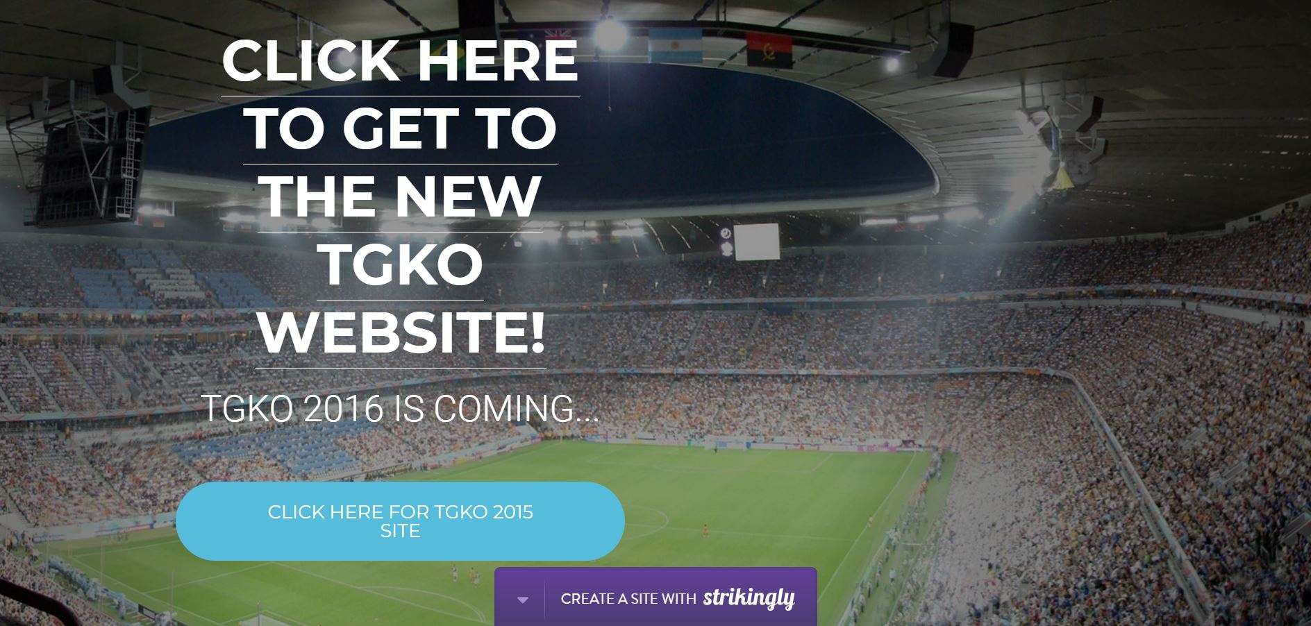 An under construction page at Strikingly An under construction page at Strikingly